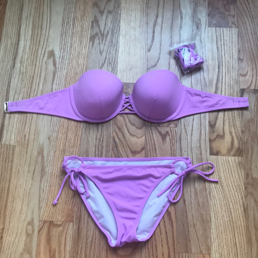 Victoria’s Secret Beach Bandeau Bikini Set 32DD